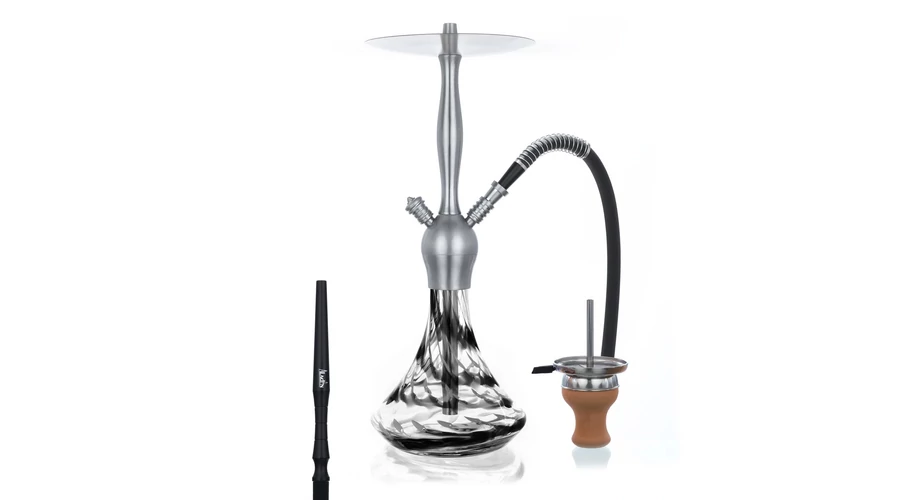 Narghilea Aladin Captain Silver-black | Narghilea 1 furtun